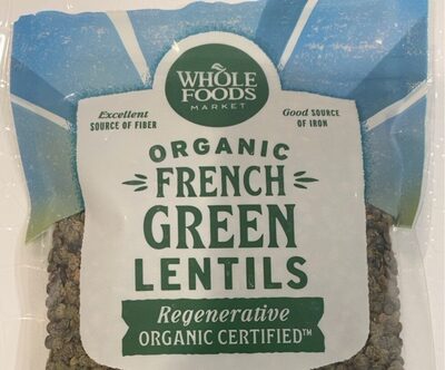 French Green Organic Lentils, French Green