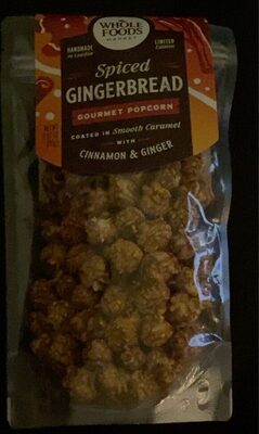 Spiced Gingerbread Gourmet Popcorn With Cinnamon & Ginger, Spiced Gingerbread