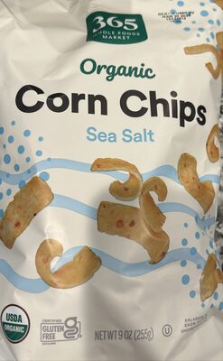 Sea Salt Organic Corn Chips, Sea Salt