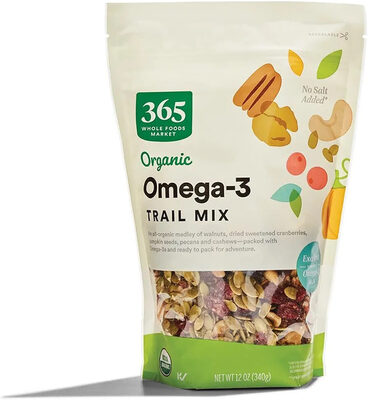 Organic Omega-3 Trail Mix, Omega-3
