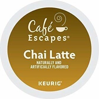 Chai Latte Flavored Beverage Mix, K-Cup Pods, Chai Latte