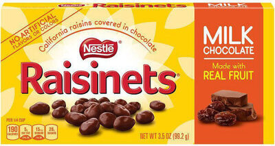 Raisinets California Raisins Covered In Milk Chocolate, 3.5 Oz