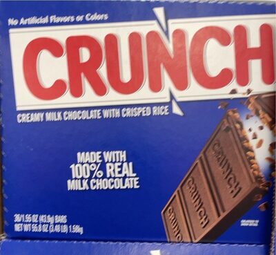 Creamy Milk Chocolate With Crisped Rice Bars, Creamy Milk