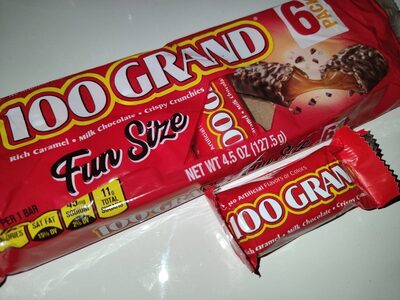 Rich Caramel, Milk Chocolate, Crispy Crunchies Candy Bar, Rich Caramel, Milk Chocolate, Crispy Crunchies