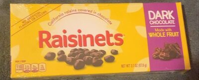 Covered In Dark Chocolate California Raisins