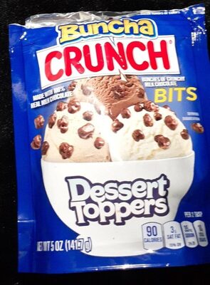 Bunches Of Crunchy Milk Chocolate Dessert Toppers Bits, Crunchy Milk Chocolate