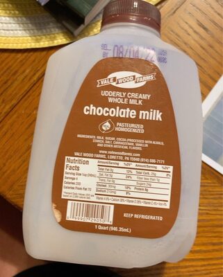 Chocolate Udderly Creamy Whole Milk, Chocolate
